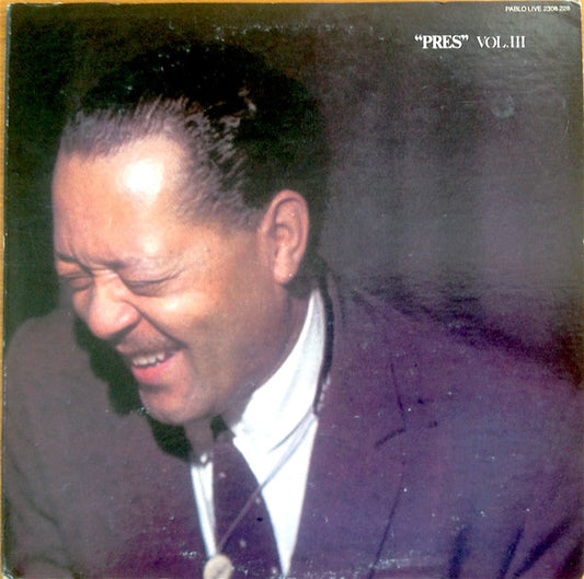 Lester Young – "Pres" Vol. III LP