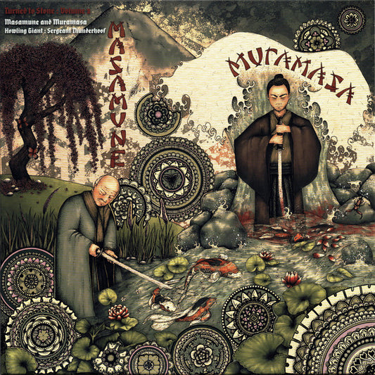 Howling Giant : Sergeant Thunderhoof – Turned To Stone : Volume 2 Masamune And Muramasa (Green with Black Splatter) LP