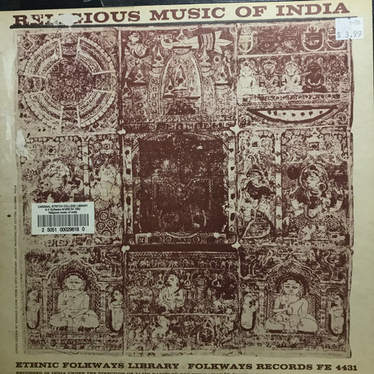 Various – Religious Music Of India LP