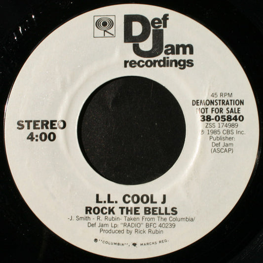 L.L. Cool J - Rock The Bells 7"