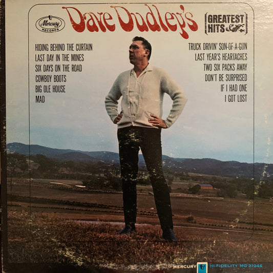 Dave Dudley – Greatest Hits (Mono) LP