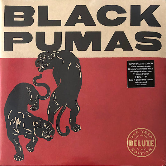Black Pumas – Black Pumas (Black/Red Marble, Gold) LP