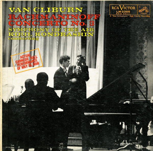 Rachmaninoff / Van Cliburn – Symphony Of The Air / Concerto No. 3 LP
