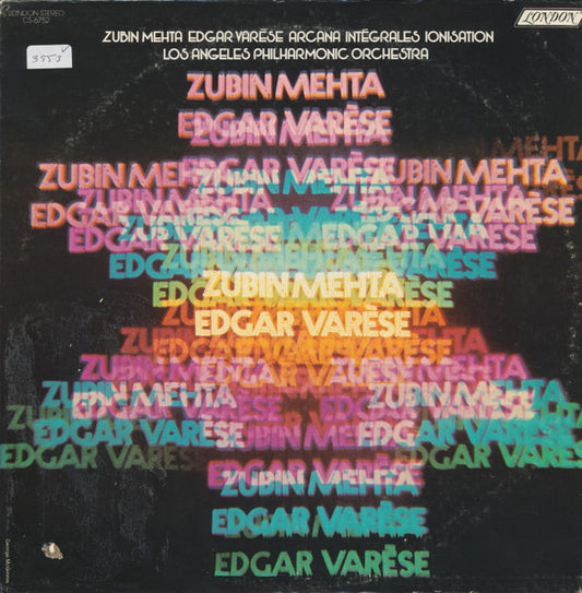 Edgar Varese, Zubin Mehta – Arcana / Intégrales / Ionisation LP