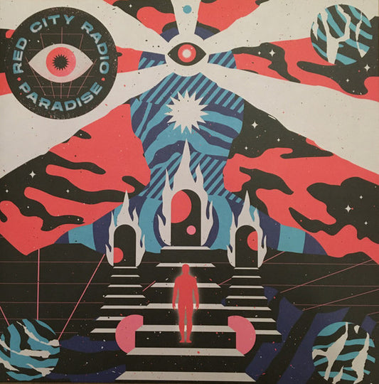 Red City Radio – Paradise (Clear w/ Heavy Grey, Neon Pink & Cyan Blue Splatter) LP