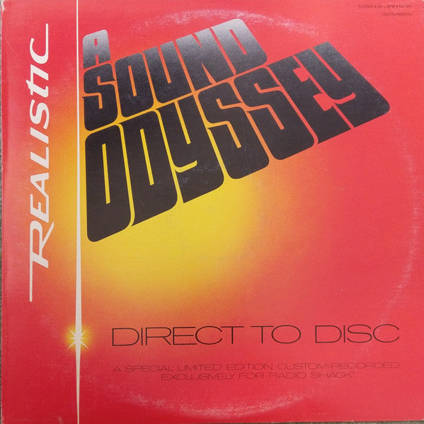 "A Sound Odyssey" Orchestra – A Sound Odyssey (Red Transparent) LP