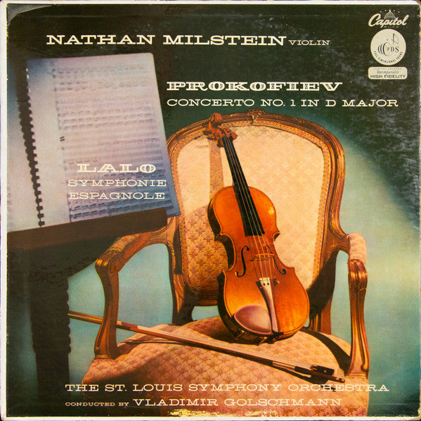 Nathan Milstein - Prokofiev / Lalo, St. Louis Symphony ‎– Concerto No. 1 In D Major / Symphonie Espagnole LP
