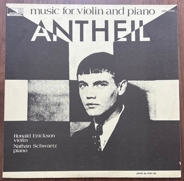 George Antheil – Music For Violin And Piano LP