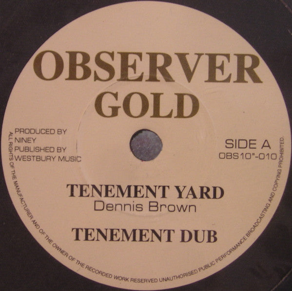 Dennis Brown – Tenement Yard / Open The Gates 10"