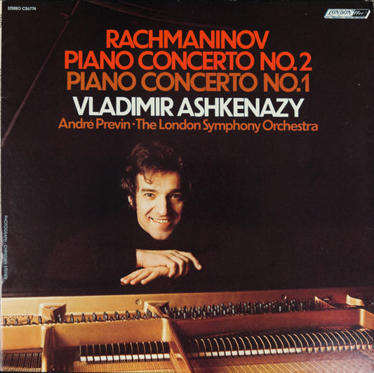 Rachmaninov - Vladimir Ashkenazy, André Previn ・ The London Symphony Orchestra – Piano Concerto No.2 / Piano Concerto No.1 LP
