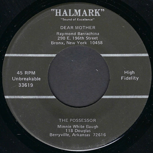 Unknown Artist – Dear Mother / The Possessor / Daddy's Gone For Good / Unhappy Ends 7"