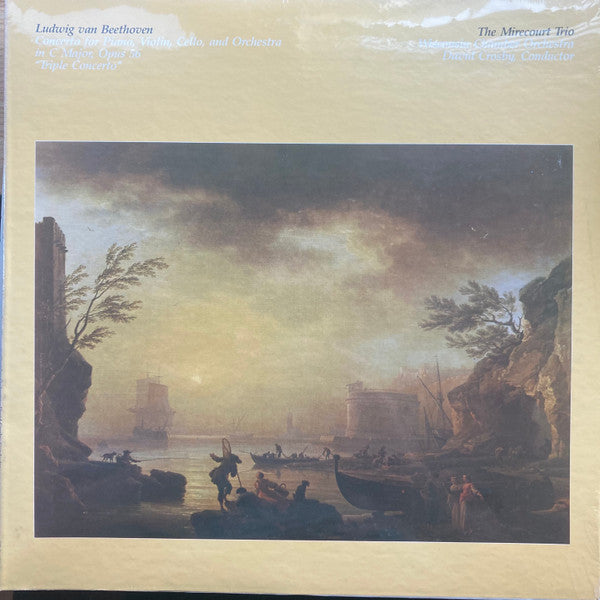 Beethoven / Mirecourt Trio - Concerto for Piano, Violin, Cello, and Orchestra in C Major, Op. 56 "Triple Concerto" LP