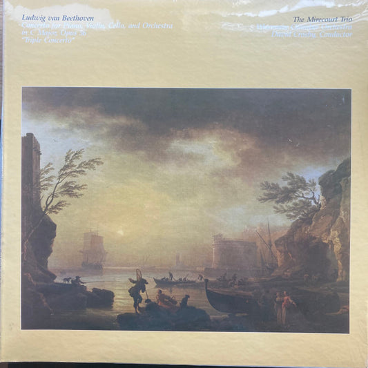 Beethoven / Mirecourt Trio - Concerto for Piano, Violin, Cello, and Orchestra in C Major, Op. 56 "Triple Concerto" LP