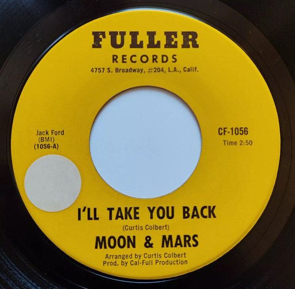 Moon & Mars - I'll Take You Back 7"