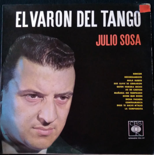 Julio Sosa – El Varón Del Tango Julio Sosa LP