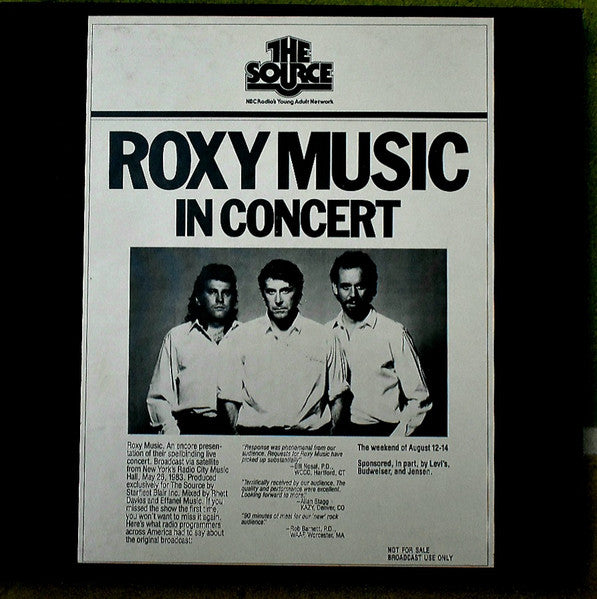 Roxy Music – Roxy Music Concert 2LP