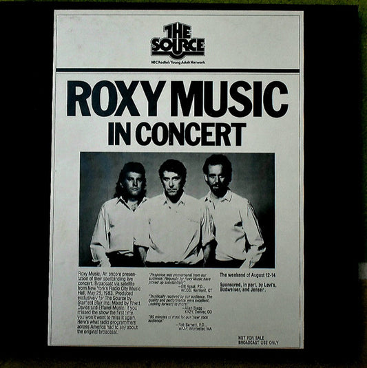 Roxy Music – Roxy Music Concert 2LP