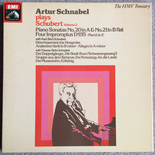 Schubert / Artur Schnabel - Plays Schubert Volume 2 (3 LP)