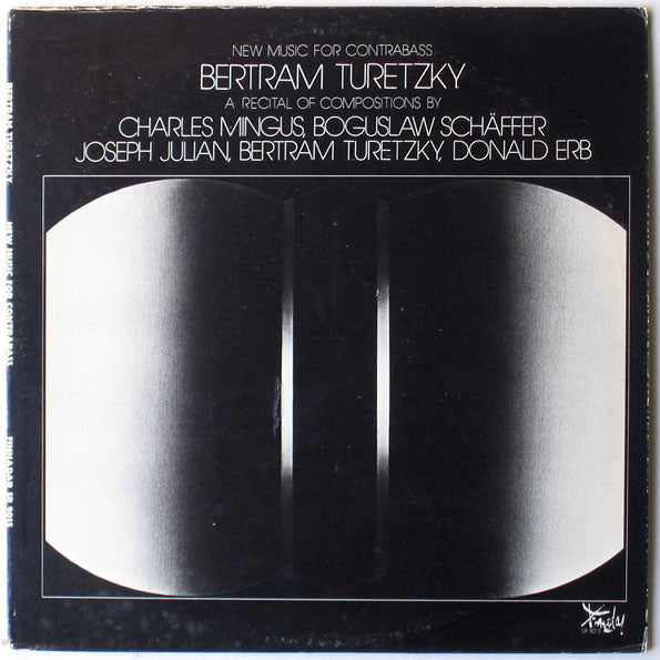 Bertram Turetzky - New Music For Contrabass LP