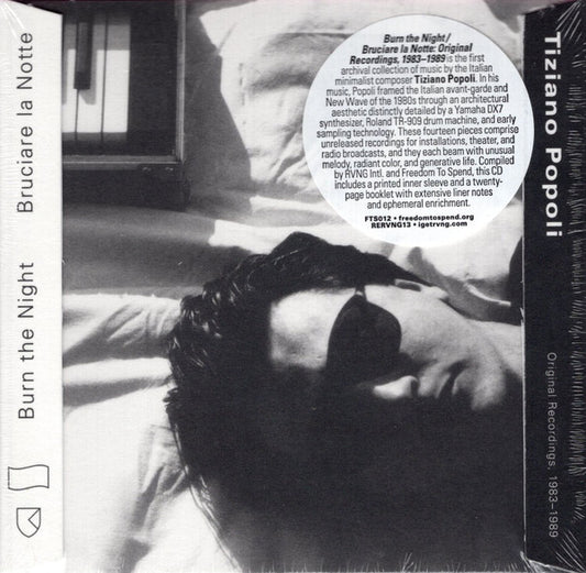 Tiziano Popoli - Burn the Night / Bruciare la Notte: Original Recordings, 1983-1989