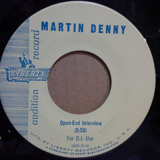 Martin Denny – Open-End Interview 7"