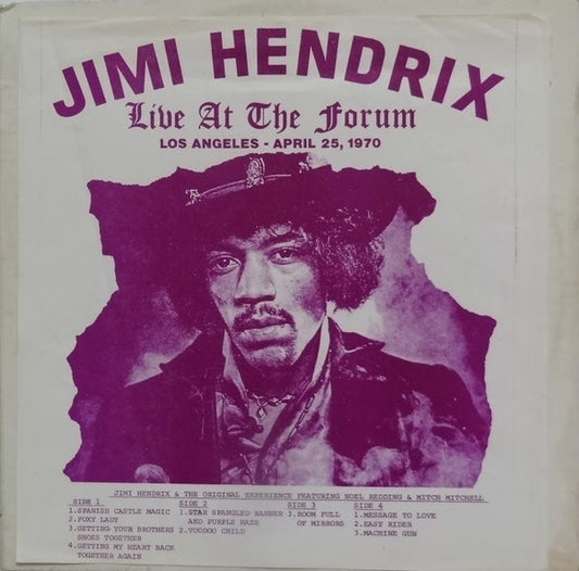 Jimi Hendrix ‎– Live At The Forum Los Angeles - April 25, 1970 2LP