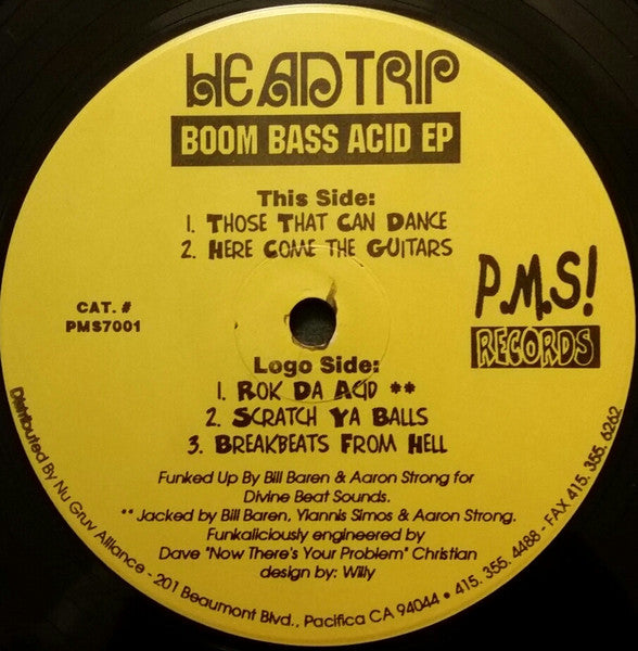 Headtrip – Boom Bass Acid EP 12"