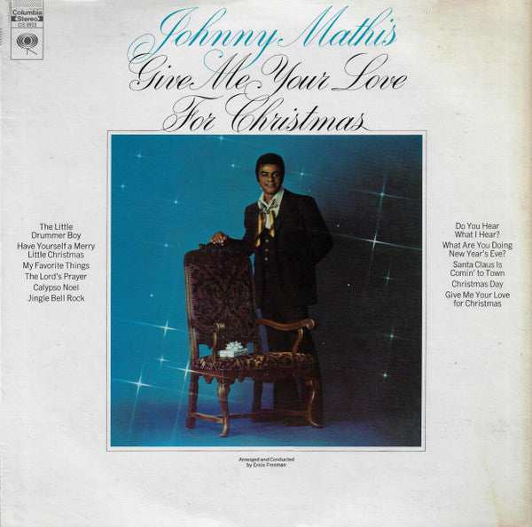Johnny Mathis – Give Me Your Love For Christmas LP