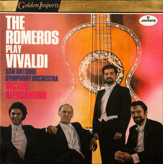 The Romeros, San Antonio Symphony Orchestra, Victor Alessandro – The Romeros Play Vivaldi LP