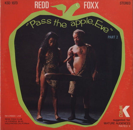 Redd Foxx ‎– Pass The Apple, Eve - Part Two LP