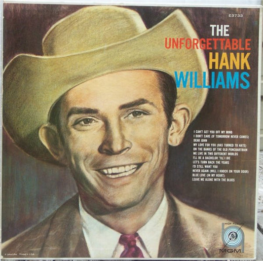 Hank Williams – The Unforgettable Hank Williams LP