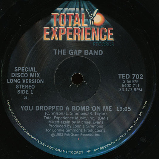 The Gap Band – You Dropped A Bomb On Me B/W Humpin' 12"