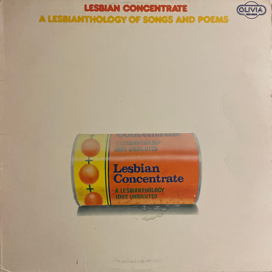 Various – Lesbian Concentrate, A Lesbianthology Of Songs And Poems LP
