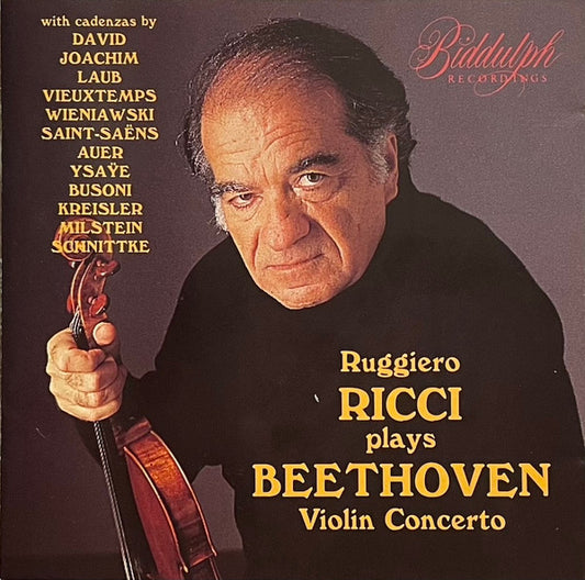 Beethoven, Ruggiero Ricci - Violin Concerto (With 14 Cadenzas) CD
