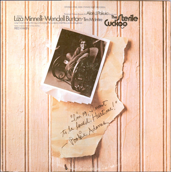 Fred Karlin / The Sandpipers – The Sterile Cuckoo (Original Soundtrack Recording) LP