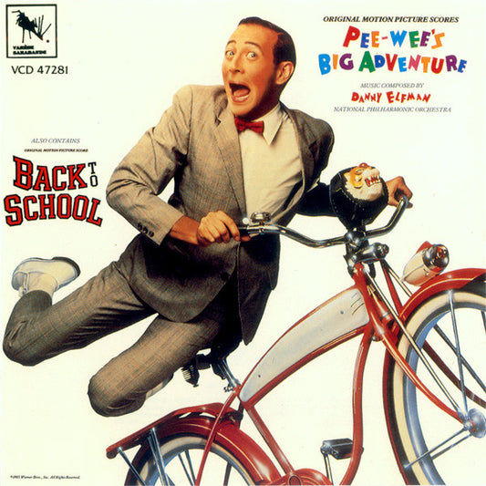 Danny Elfman – Pee-Wee's Big Adventure / Back To School (Original Motion Picture Scores) CD