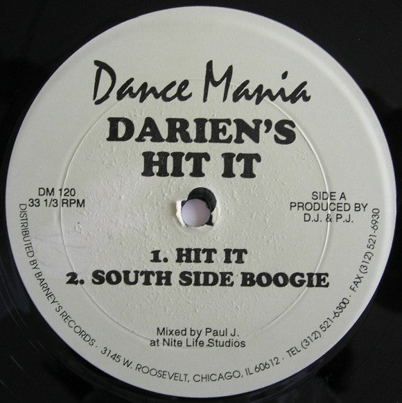 Darien  – Darien's Hit It LP
