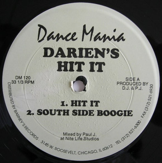 Darien  – Darien's Hit It LP