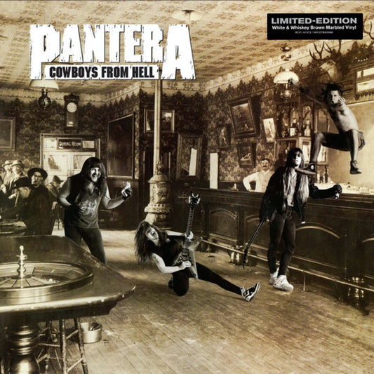 Pantera - Cowboys From Hell (White & Whiskey Brown vinyl) LP