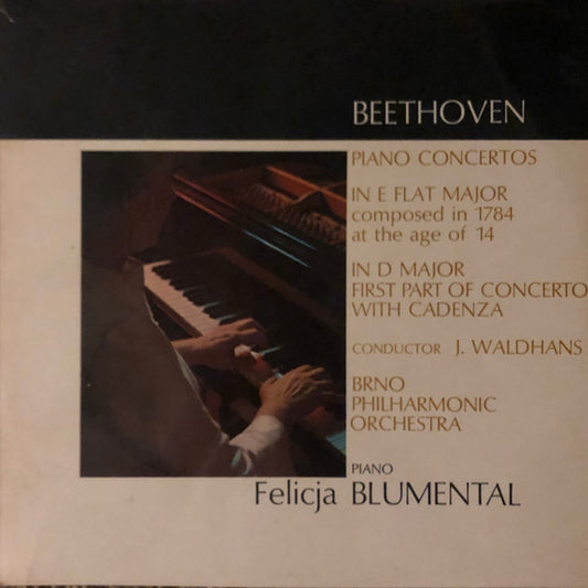 Felicja Blumental – Beethoven Piano Concertos LP