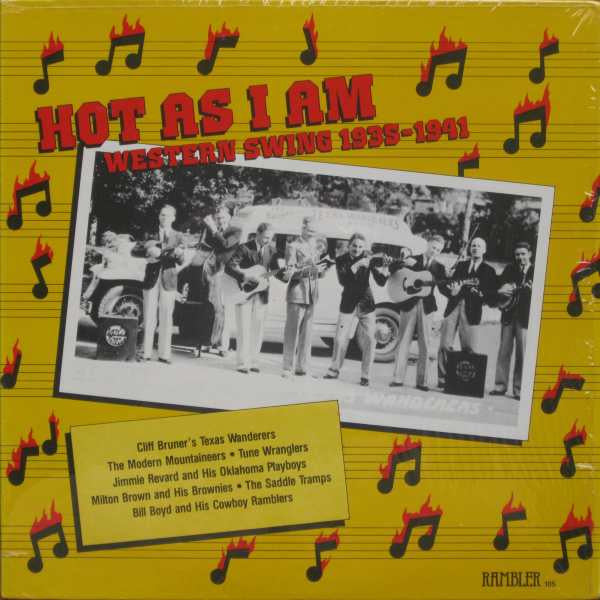 Various Artists ‎– Hot As I Am (Western Swing 1935-1941) LP