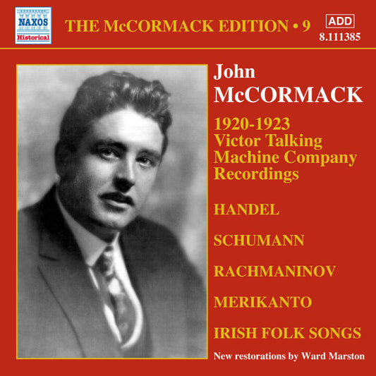 John McCormack - 1920-1923 Victor Talking Machine Company Recordings CD