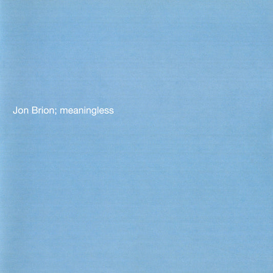 Jon Brion – Meaningless CD