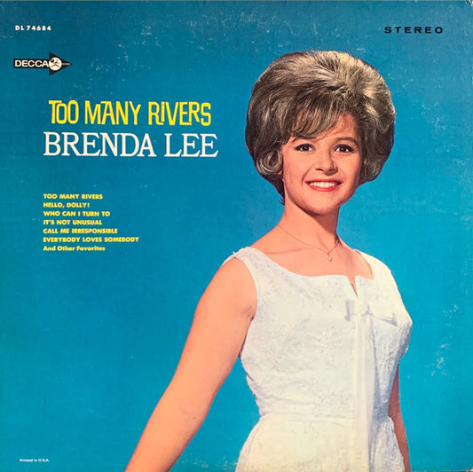 Brenda Lee - Too Many Rivers LP