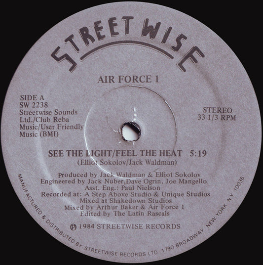 Air Force 1 – See The Light / Feel The Heat 12"