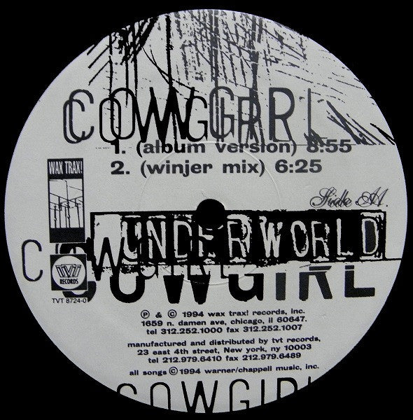 Underworld ‎– Cowgirl 12"