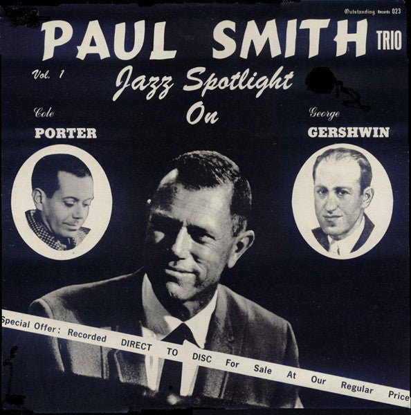 Paul Smith Trio – Jazz Spotlight On Porter & Gershwin Vol. 1 LP