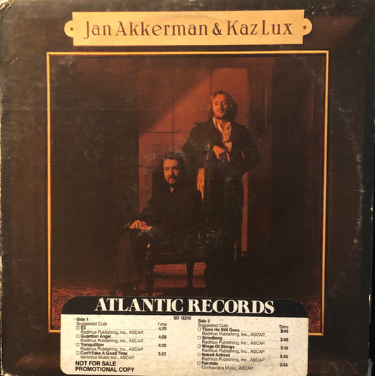Jan Akkerman, Kaz Lux – Eli LP