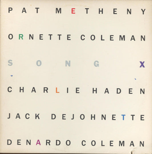 Pat Metheny / Ornette Coleman – Song X LP
