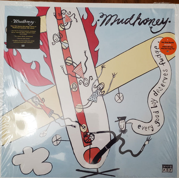Mudhoney – Every Good Boy Deserves Fudge (Yellow/Burst Orange Vinyl) LP